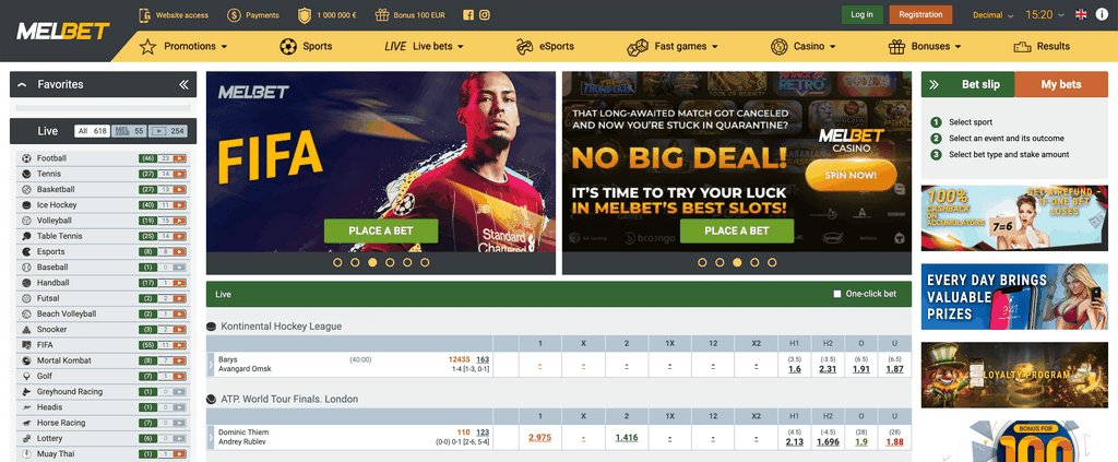 Melbet Online Casino: Oyun və Tətbiq