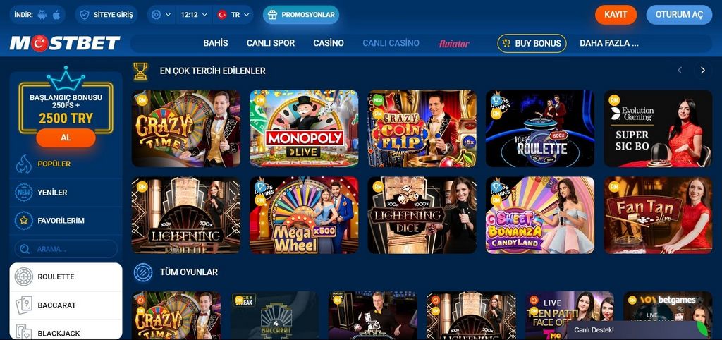 Platební techniky Mostbet v České republice